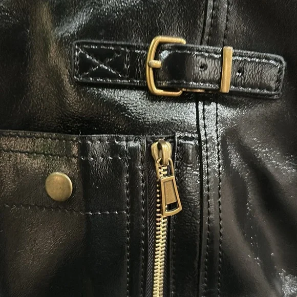 YveSaintLaurent Brown Pattern Leather  Downtown Bag - Picture 10 of 14